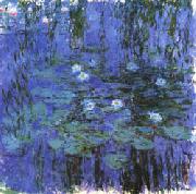 Claude Monet Blue Water Lilies oil painting artist